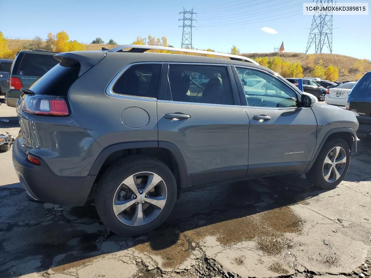 1C4PJMDX6KD389815 2019 Jeep Cherokee Limited