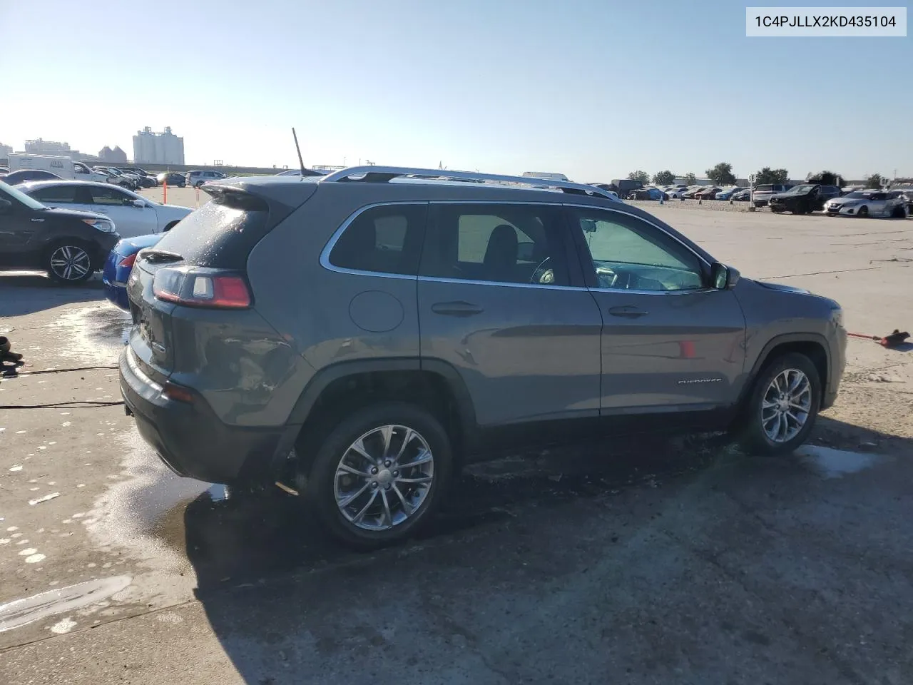 2019 Jeep Cherokee Latitude Plus VIN: 1C4PJLLX2KD435104 Lot: 77148084