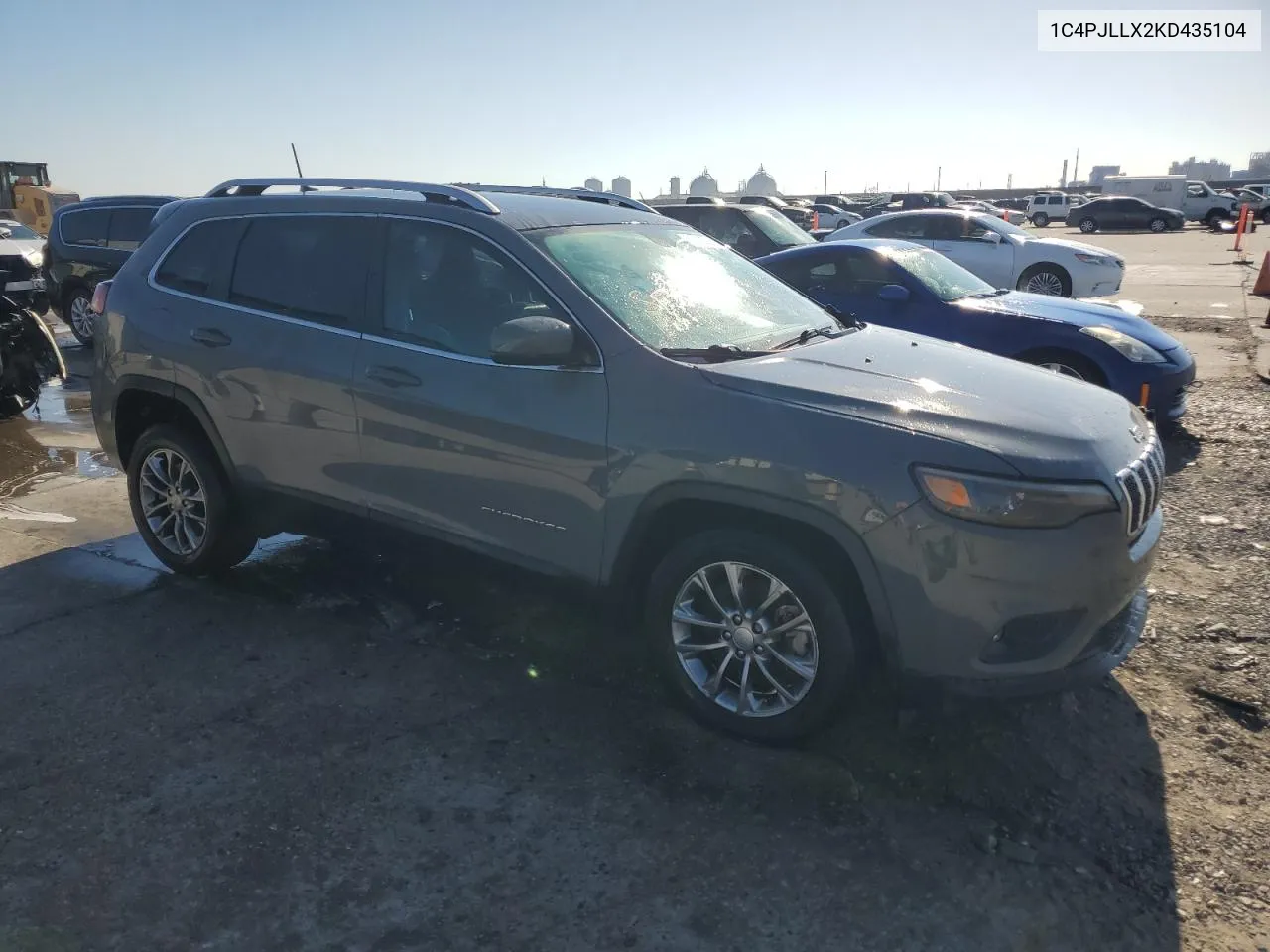 2019 Jeep Cherokee Latitude Plus VIN: 1C4PJLLX2KD435104 Lot: 77148084