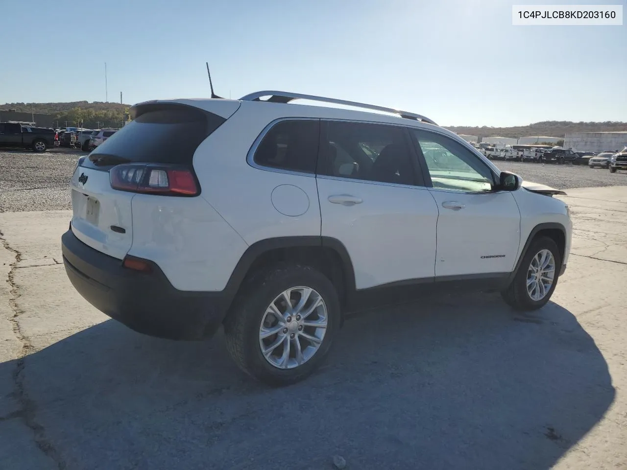 2019 Jeep Cherokee Latitude VIN: 1C4PJLCB8KD203160 Lot: 77177774