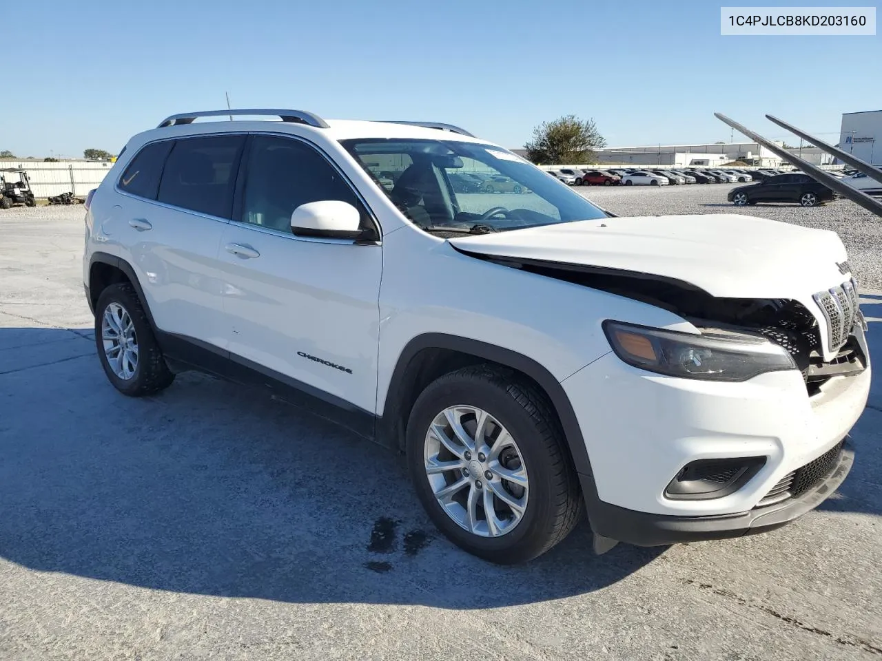 2019 Jeep Cherokee Latitude VIN: 1C4PJLCB8KD203160 Lot: 77177774