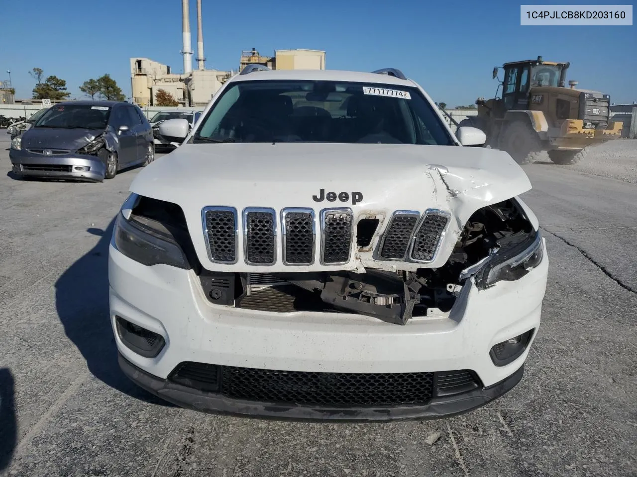 2019 Jeep Cherokee Latitude VIN: 1C4PJLCB8KD203160 Lot: 77177774