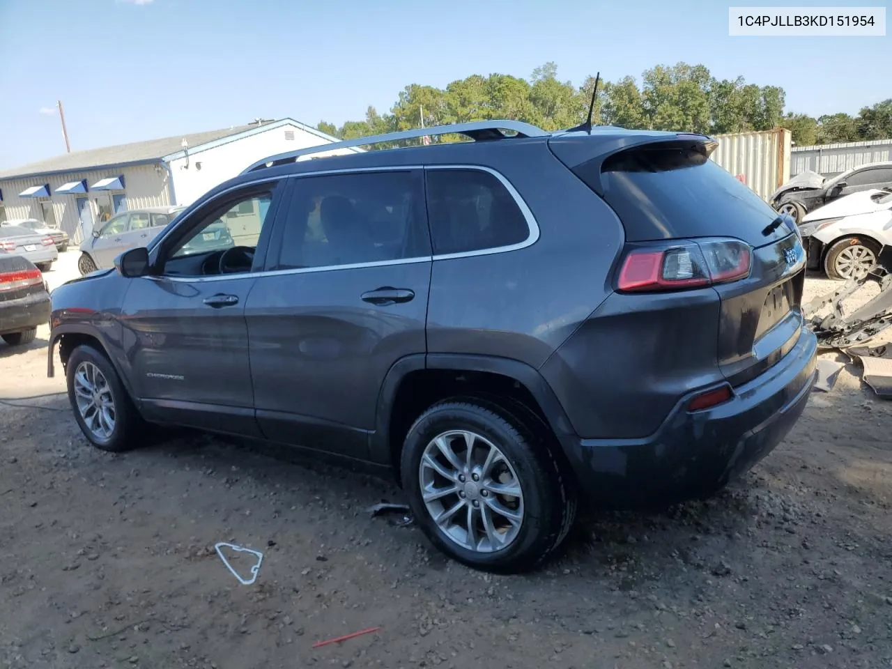 2019 Jeep Cherokee Latitude Plus VIN: 1C4PJLLB3KD151954 Lot: 77217194