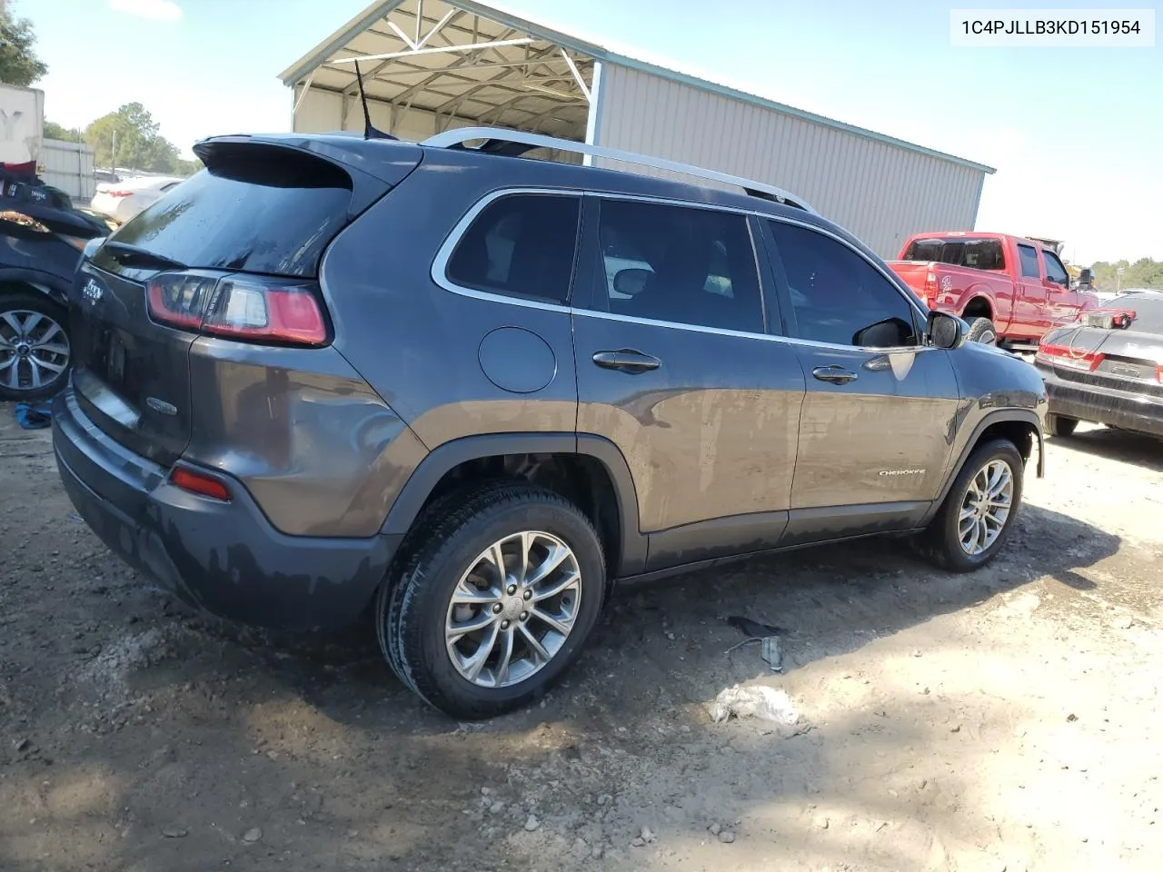 2019 Jeep Cherokee Latitude Plus VIN: 1C4PJLLB3KD151954 Lot: 77217194