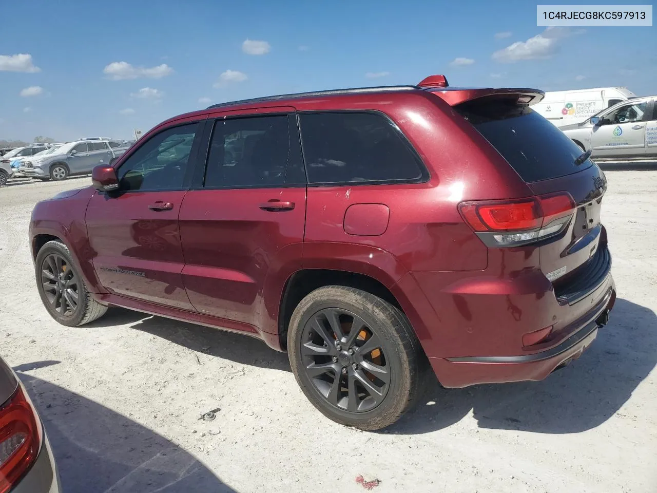 1C4RJECG8KC597913 2019 Jeep Grand Cherokee Overland