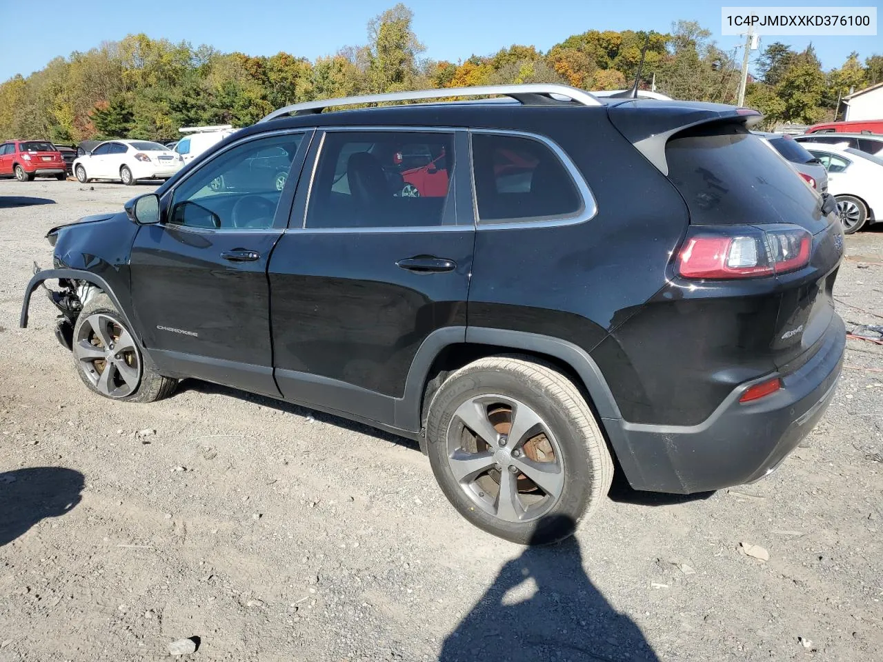 2019 Jeep Cherokee Limited VIN: 1C4PJMDXXKD376100 Lot: 77267004