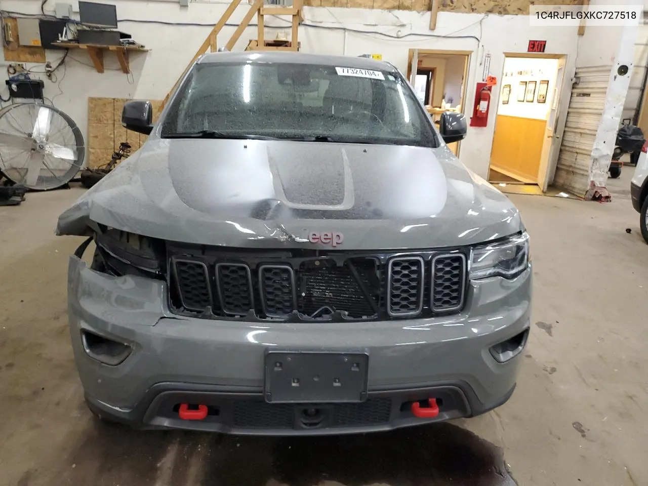 2019 Jeep Grand Cherokee Trailhawk VIN: 1C4RJFLGXKC727518 Lot: 77324704