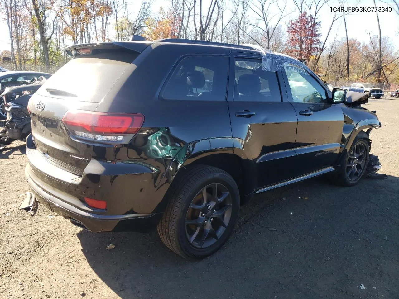 2019 Jeep Grand Cherokee Limited VIN: 1C4RJFBG3KC773340 Lot: 77393354