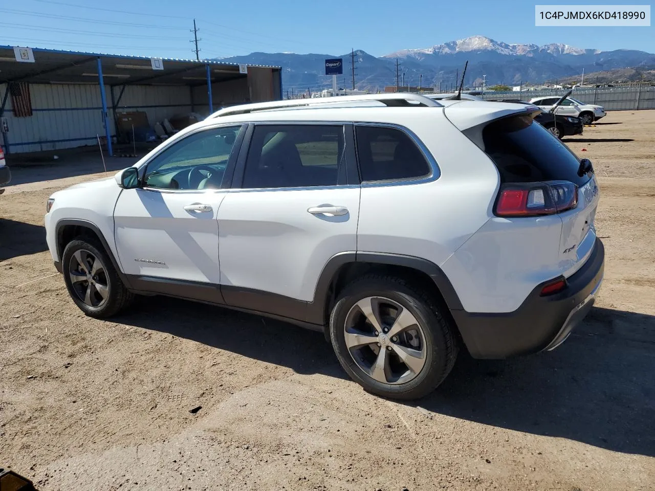 2019 Jeep Cherokee Limited VIN: 1C4PJMDX6KD418990 Lot: 77417694