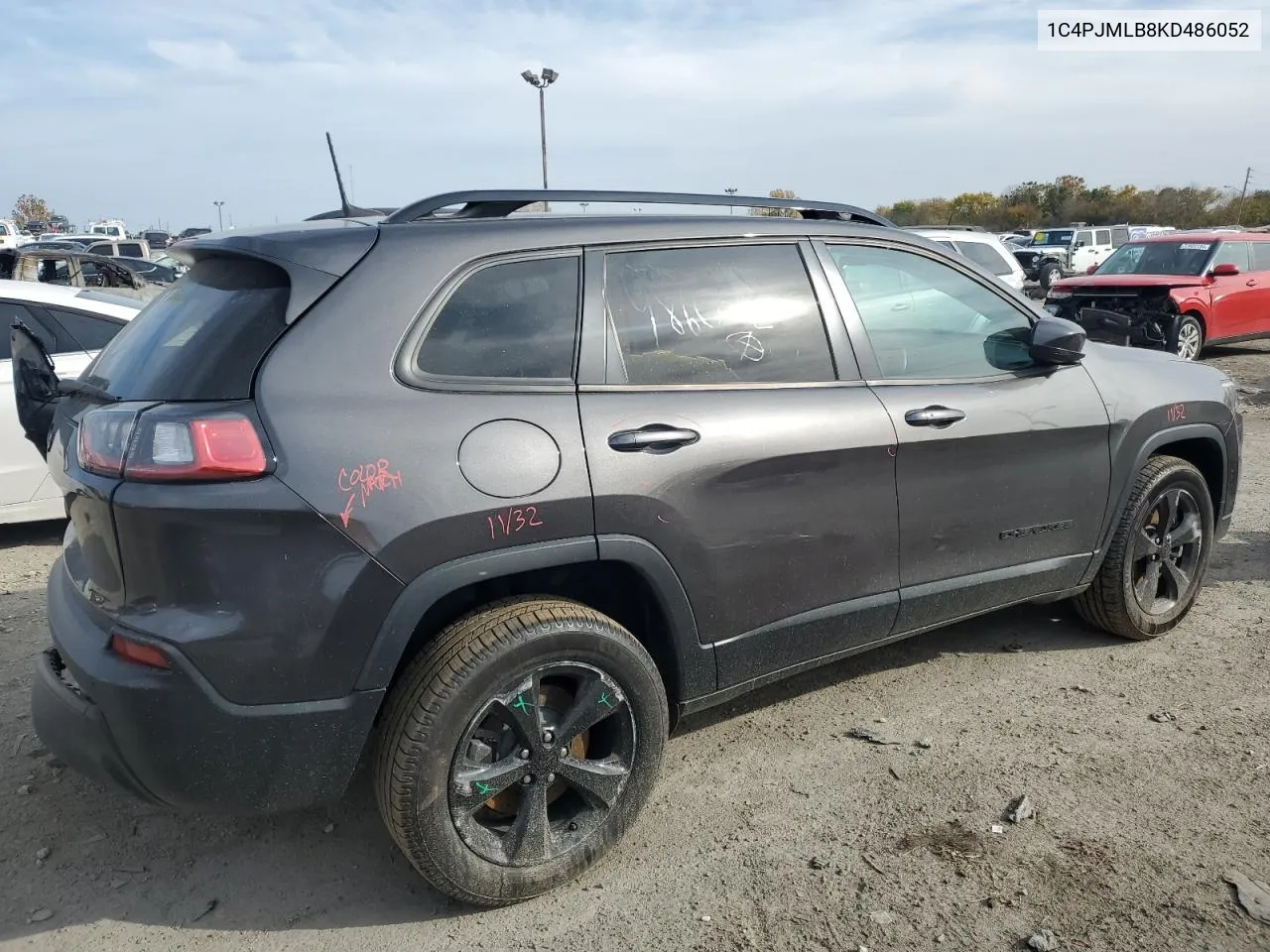 2019 Jeep Cherokee Latitude Plus VIN: 1C4PJMLB8KD486052 Lot: 77435164