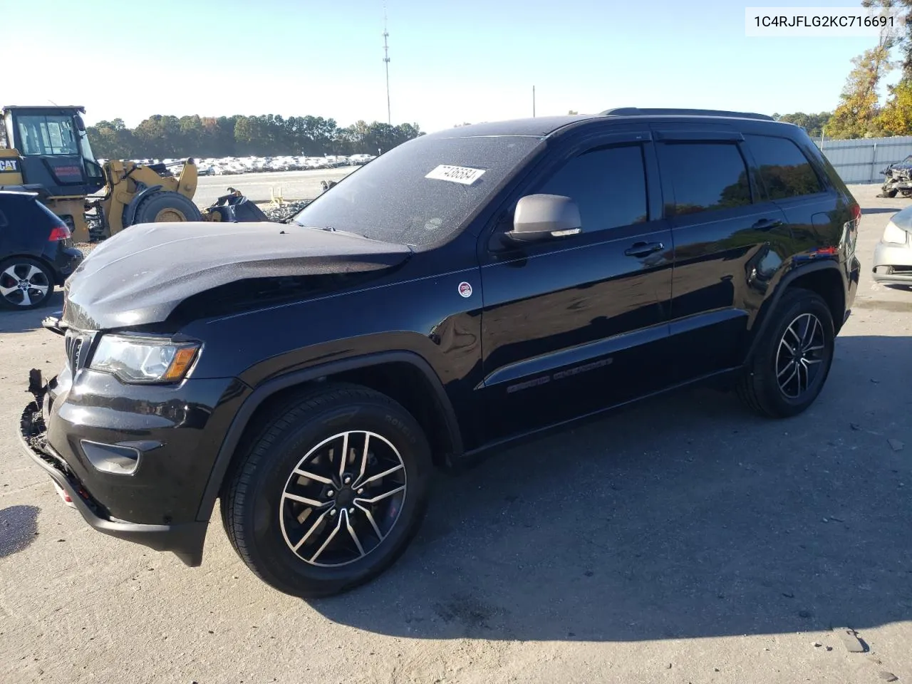 2019 Jeep Grand Cherokee Trailhawk VIN: 1C4RJFLG2KC716691 Lot: 77436584