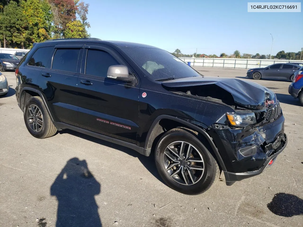 2019 Jeep Grand Cherokee Trailhawk VIN: 1C4RJFLG2KC716691 Lot: 77436584