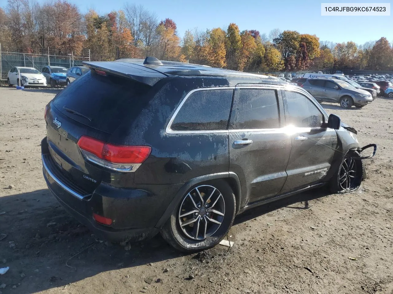 2019 Jeep Grand Cherokee Limited VIN: 1C4RJFBG9KC674523 Lot: 77440624