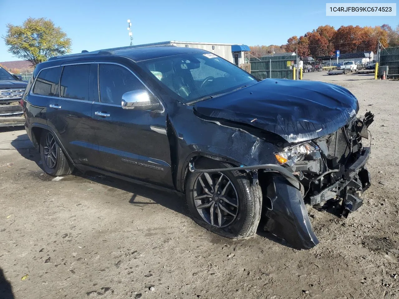 2019 Jeep Grand Cherokee Limited VIN: 1C4RJFBG9KC674523 Lot: 77440624