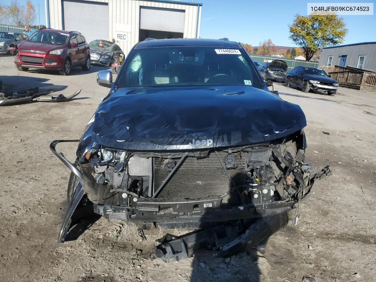 2019 Jeep Grand Cherokee Limited VIN: 1C4RJFBG9KC674523 Lot: 77440624