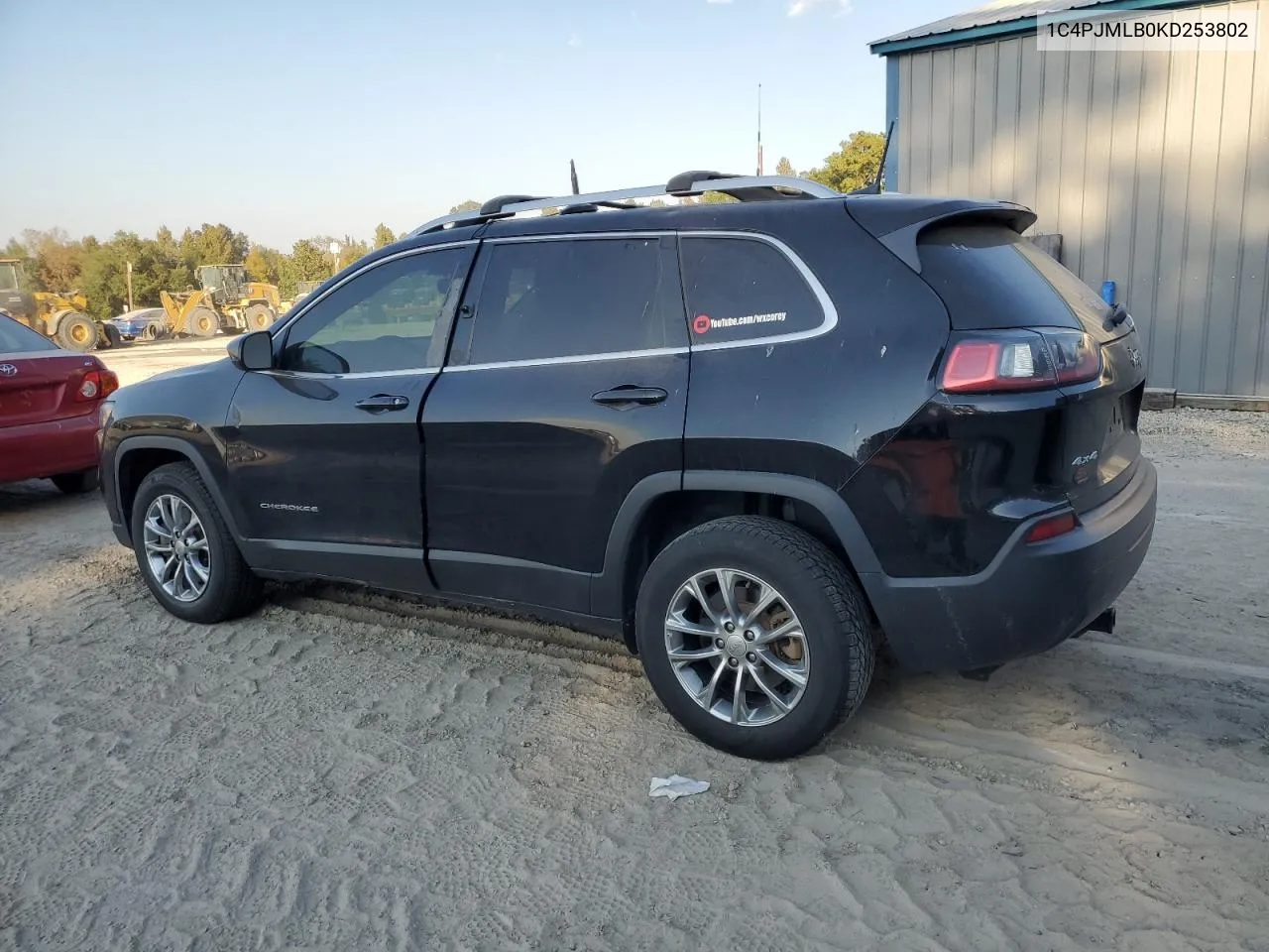 2019 Jeep Cherokee Latitude Plus VIN: 1C4PJMLB0KD253802 Lot: 77443634