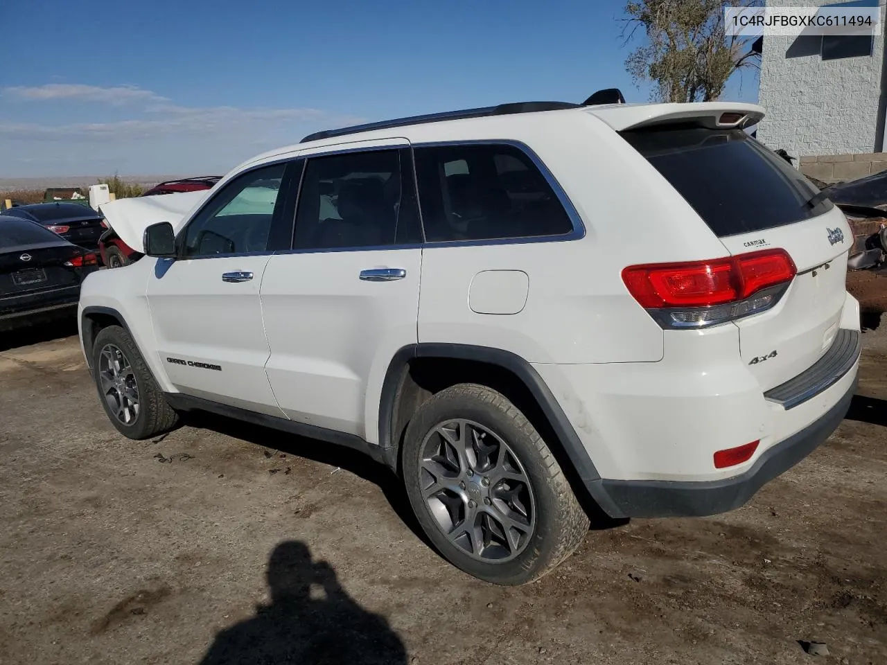 2019 Jeep Grand Cherokee Limited VIN: 1C4RJFBGXKC611494 Lot: 77449074