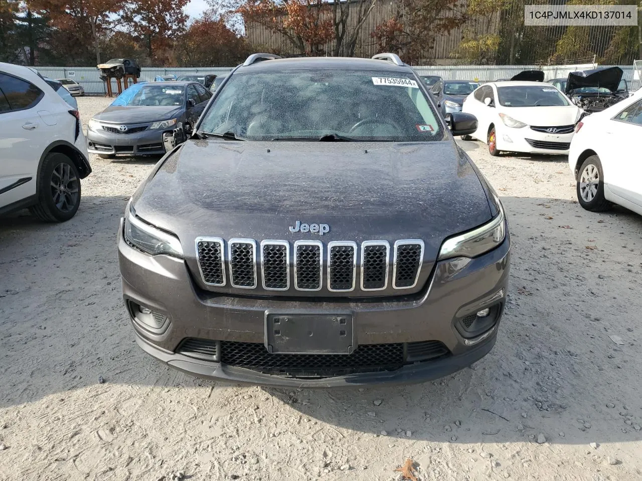 2019 Jeep Cherokee Latitude Plus VIN: 1C4PJMLX4KD137014 Lot: 77535944