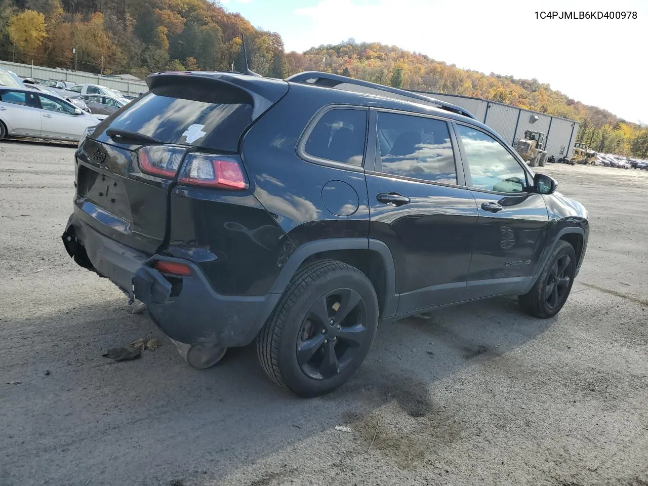 2019 Jeep Cherokee Latitude Plus VIN: 1C4PJMLB6KD400978 Lot: 77576584