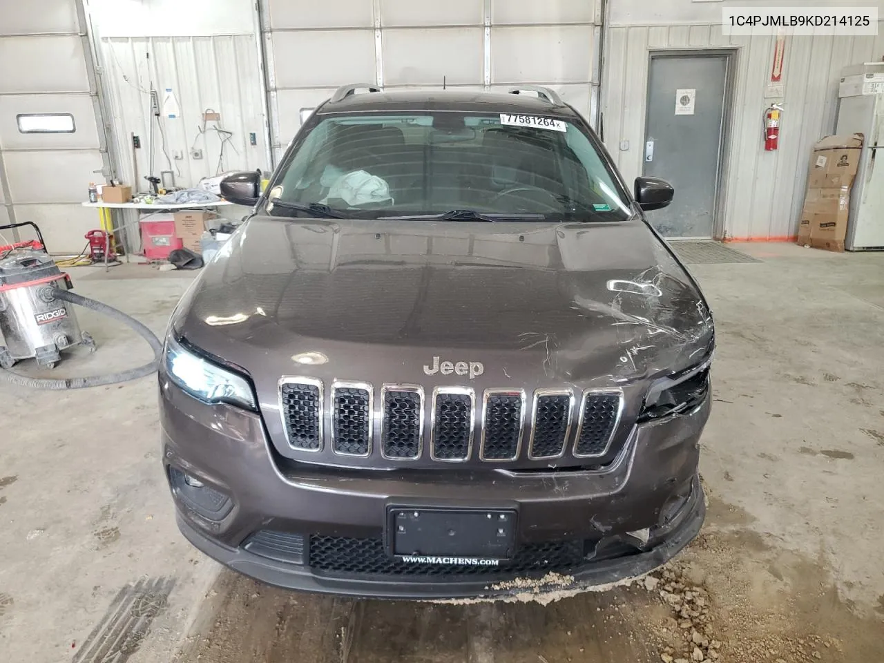 2019 Jeep Cherokee Latitude Plus VIN: 1C4PJMLB9KD214125 Lot: 77581264