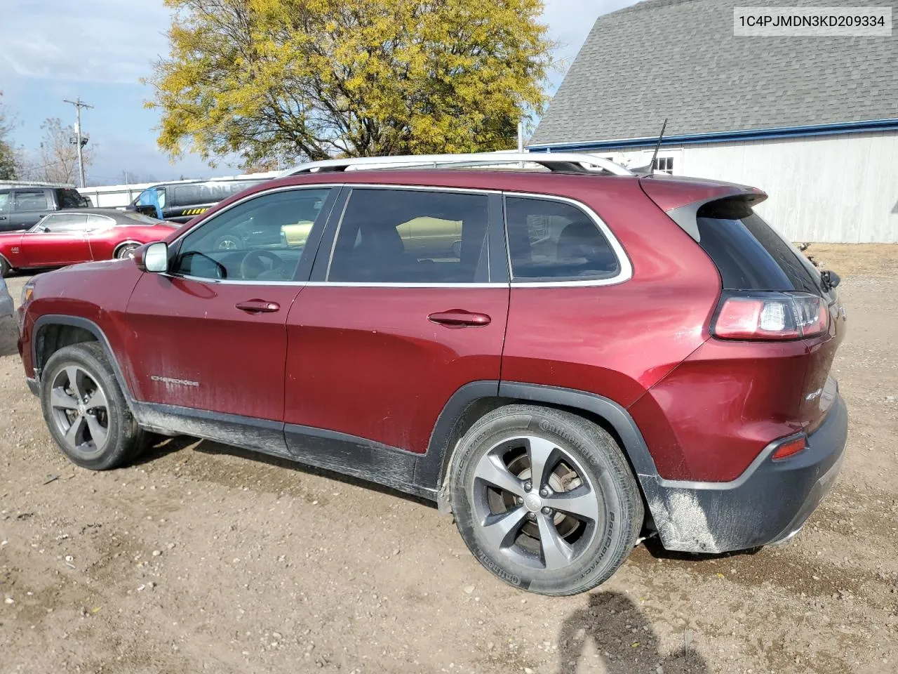 2019 Jeep Cherokee Limited VIN: 1C4PJMDN3KD209334 Lot: 77598614