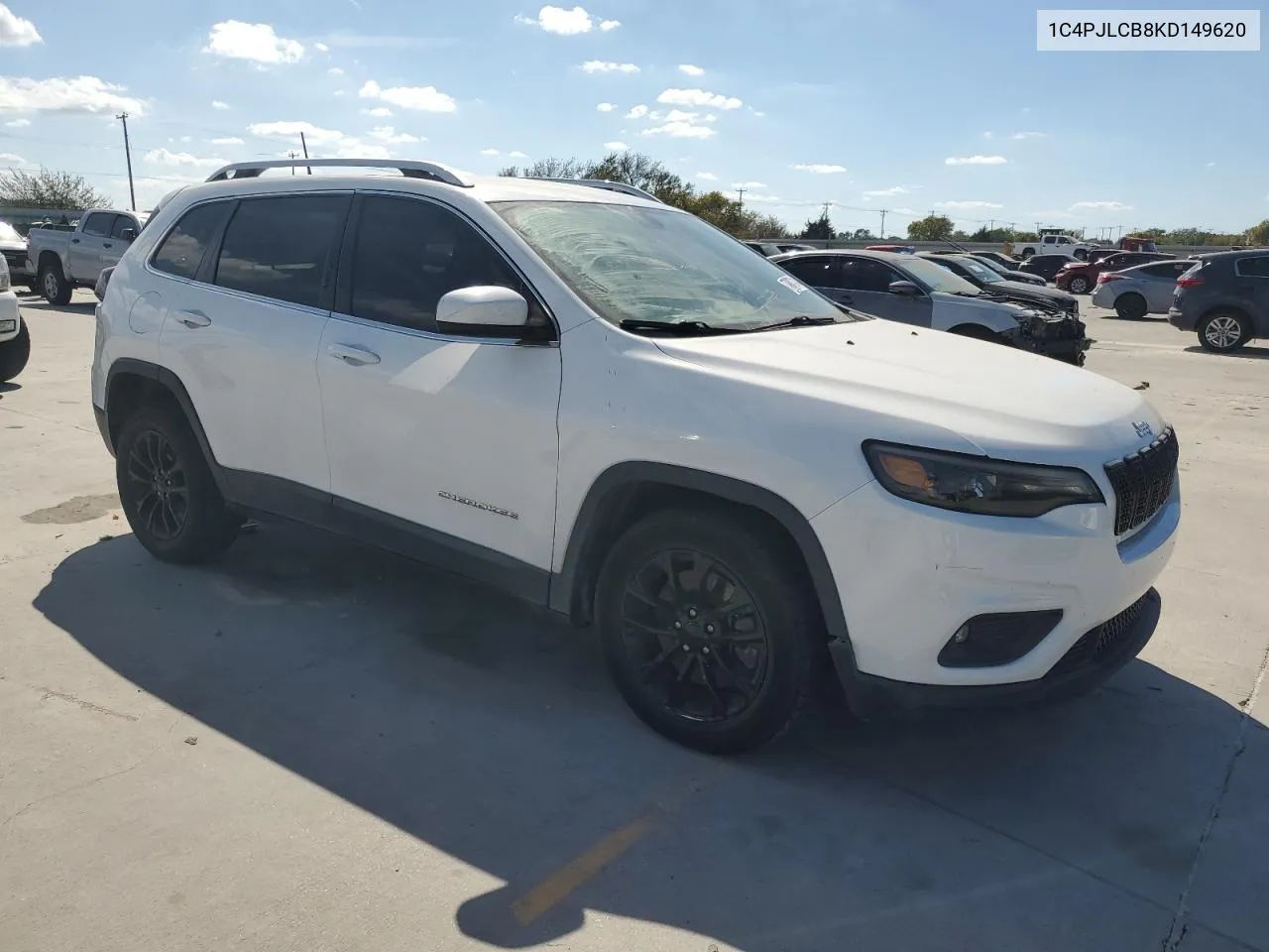 2019 Jeep Cherokee Latitude VIN: 1C4PJLCB8KD149620 Lot: 77617314