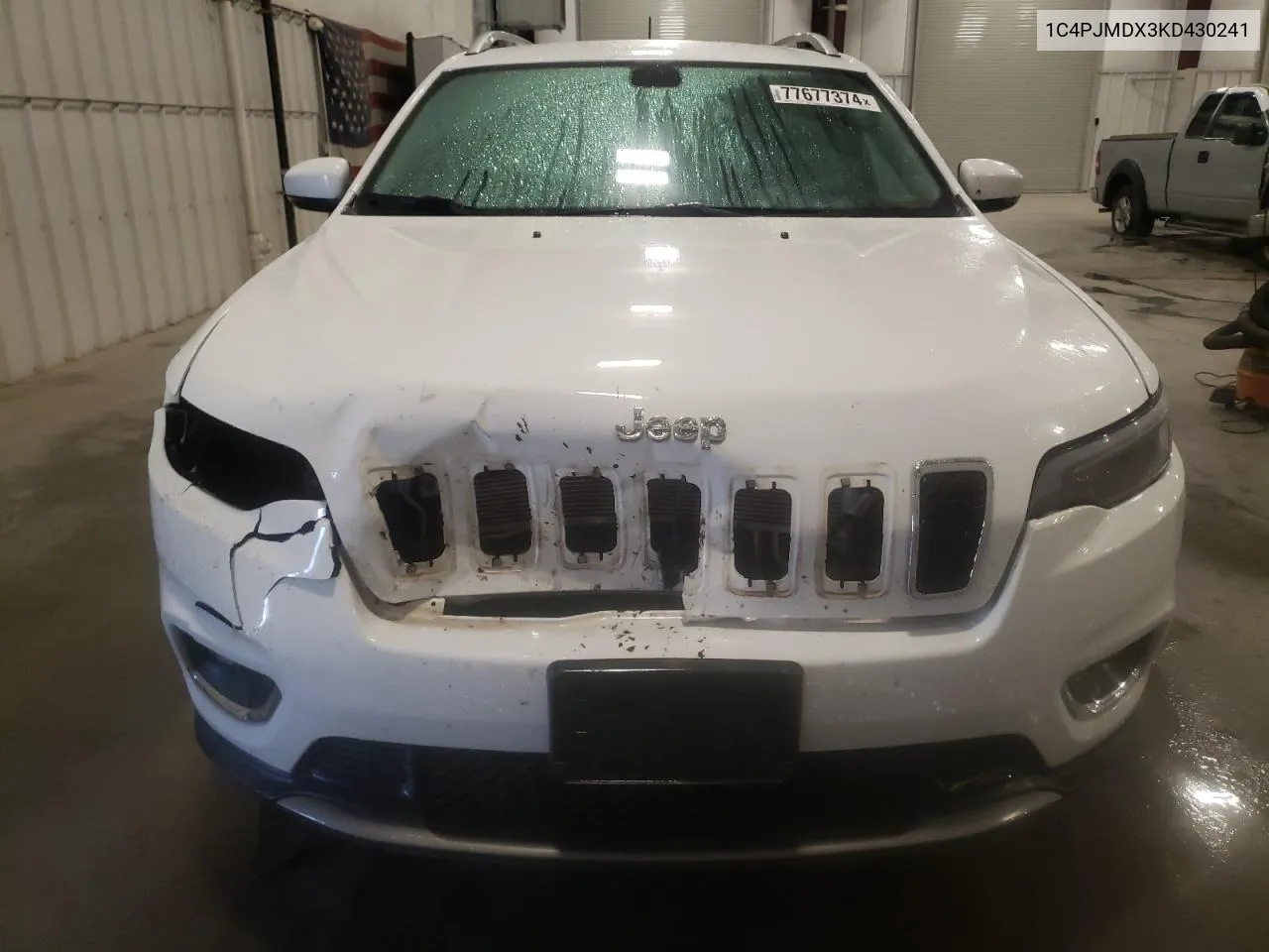 2019 Jeep Cherokee Limited VIN: 1C4PJMDX3KD430241 Lot: 77677374