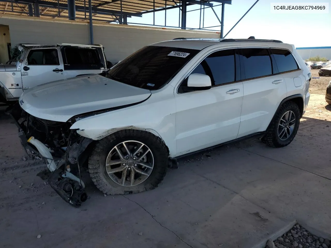 2019 Jeep Grand Cherokee Laredo VIN: 1C4RJEAG8KC794969 Lot: 77696224