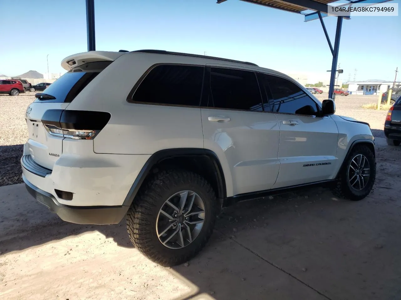 2019 Jeep Grand Cherokee Laredo VIN: 1C4RJEAG8KC794969 Lot: 77696224