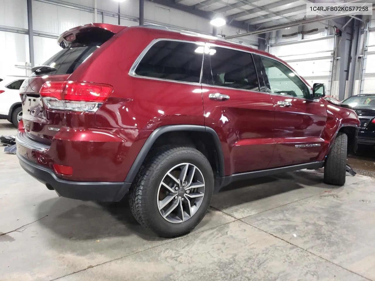 2019 Jeep Grand Cherokee Limited VIN: 1C4RJFBG2KC577258 Lot: 77700574