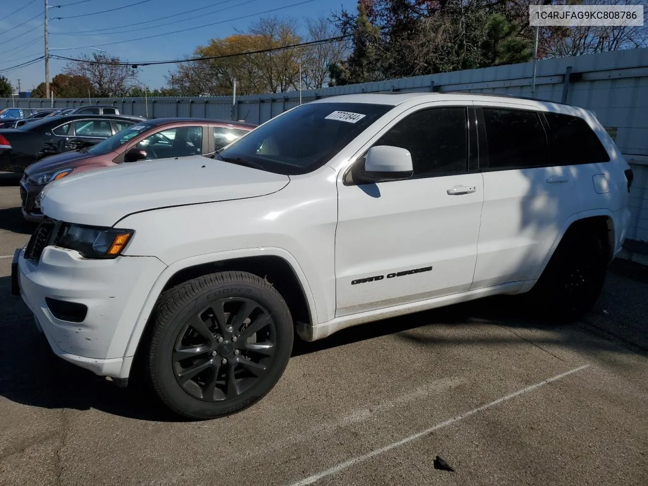 2019 Jeep Grand Cherokee Laredo VIN: 1C4RJFAG9KC808786 Lot: 77731844