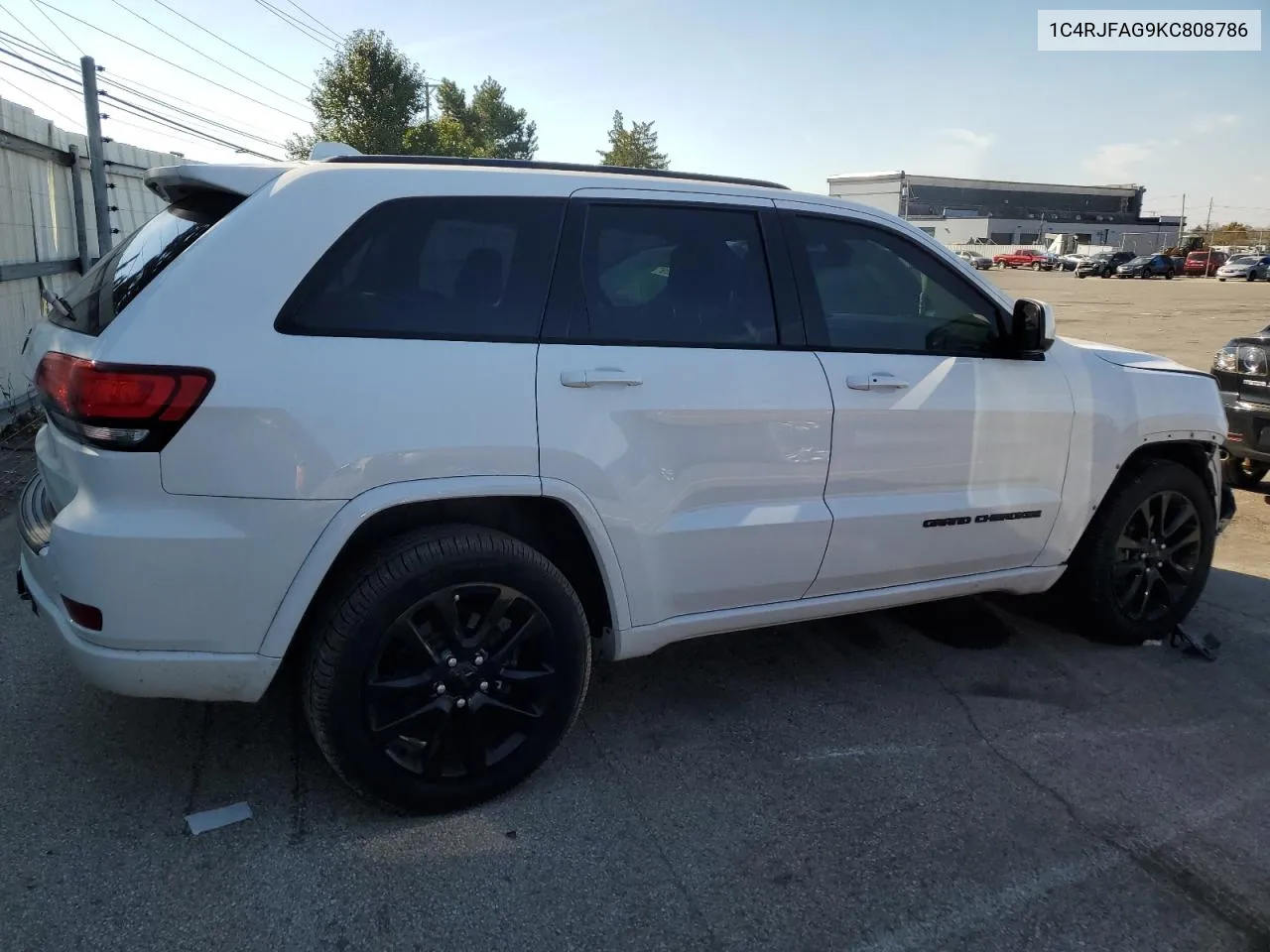 2019 Jeep Grand Cherokee Laredo VIN: 1C4RJFAG9KC808786 Lot: 77731844