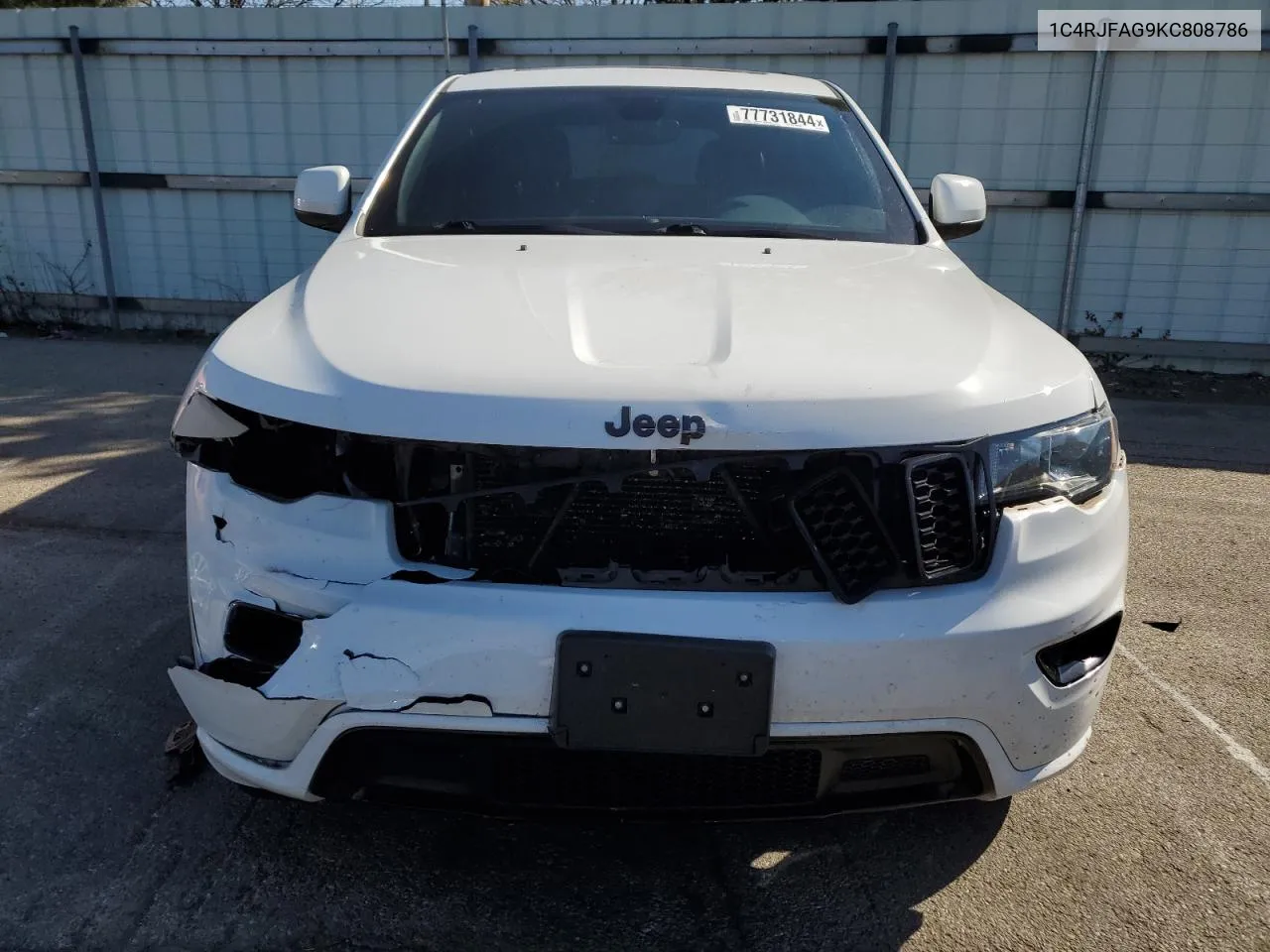 2019 Jeep Grand Cherokee Laredo VIN: 1C4RJFAG9KC808786 Lot: 77731844