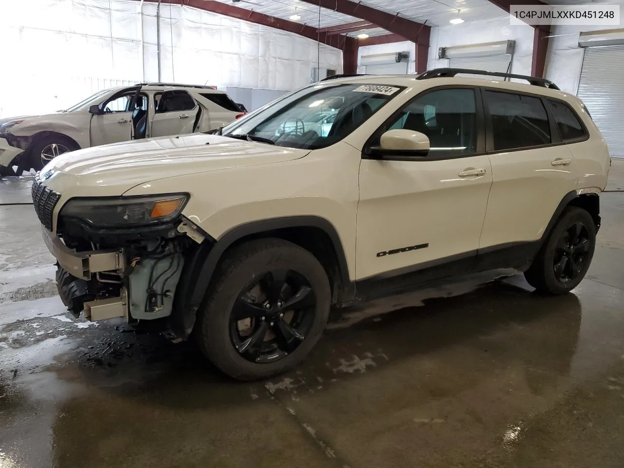 2019 Jeep Cherokee Latitude Plus VIN: 1C4PJMLXXKD451248 Lot: 77808424