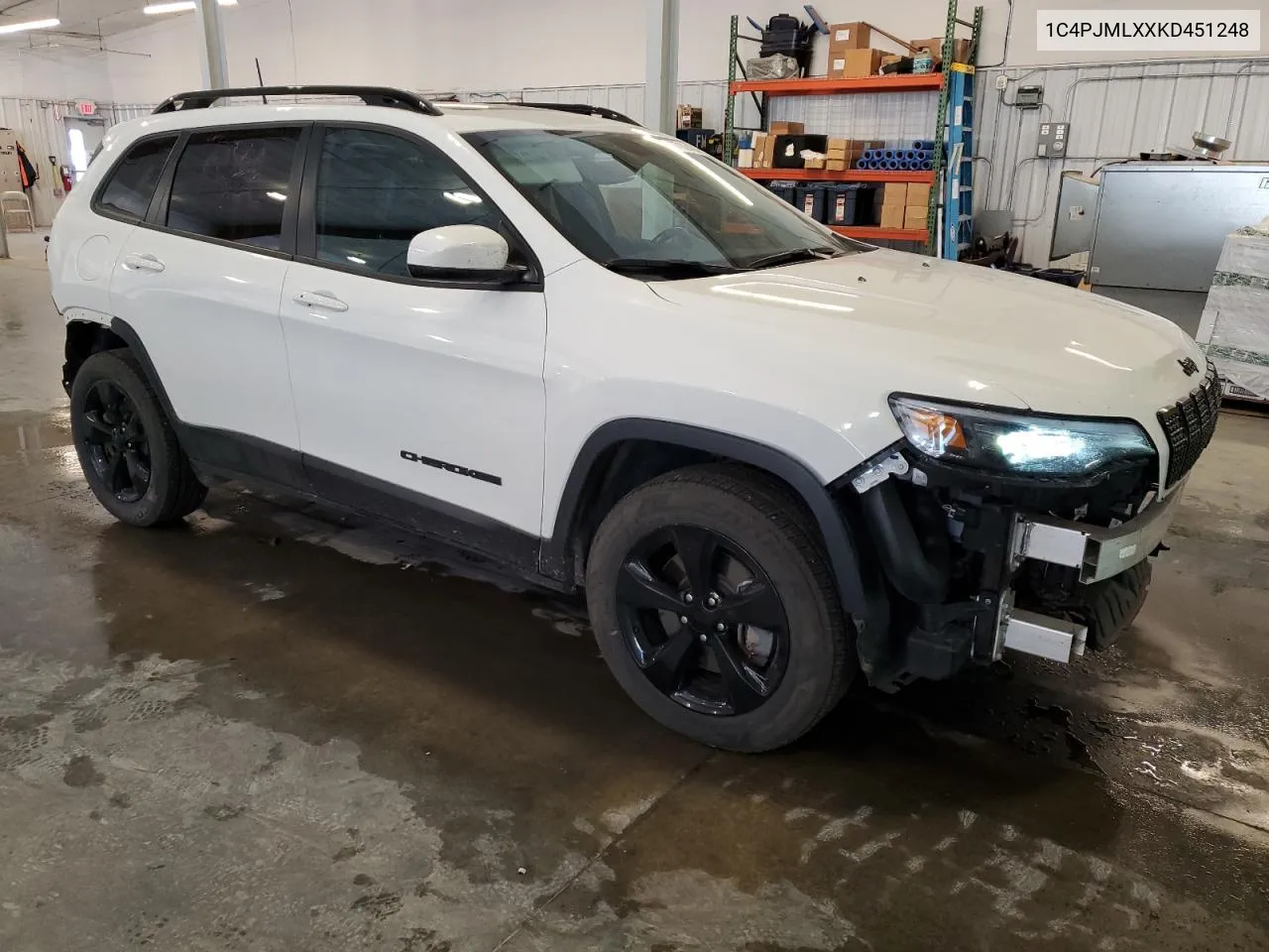 2019 Jeep Cherokee Latitude Plus VIN: 1C4PJMLXXKD451248 Lot: 77808424