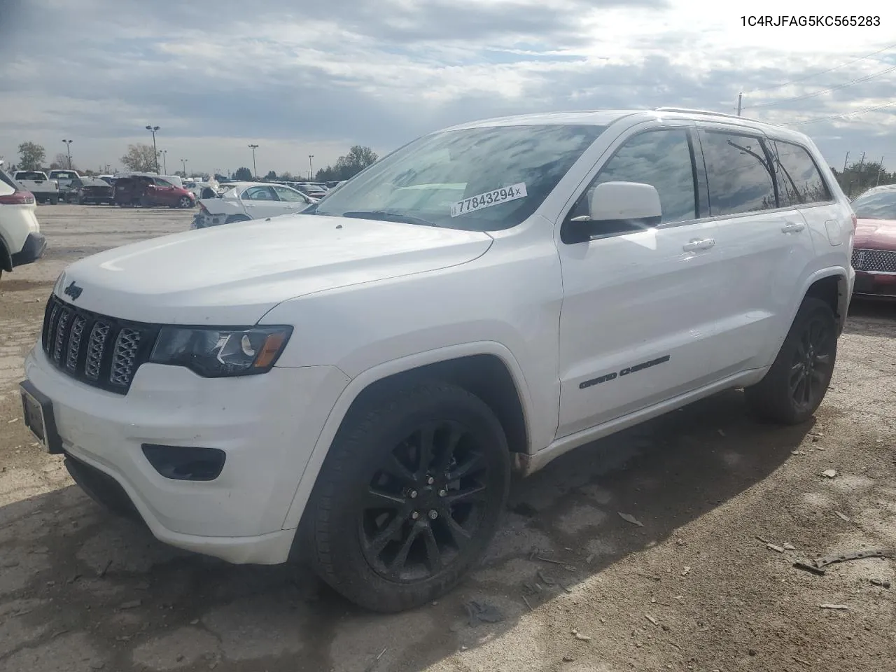 2019 Jeep Grand Cherokee Laredo VIN: 1C4RJFAG5KC565283 Lot: 77843294