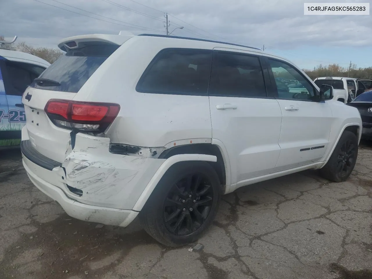 2019 Jeep Grand Cherokee Laredo VIN: 1C4RJFAG5KC565283 Lot: 77843294