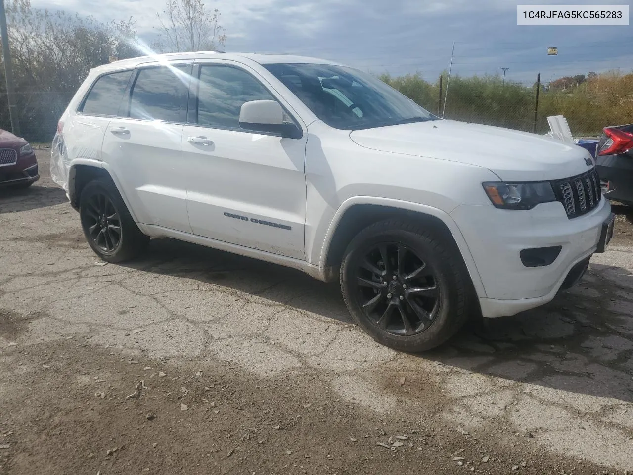 2019 Jeep Grand Cherokee Laredo VIN: 1C4RJFAG5KC565283 Lot: 77843294