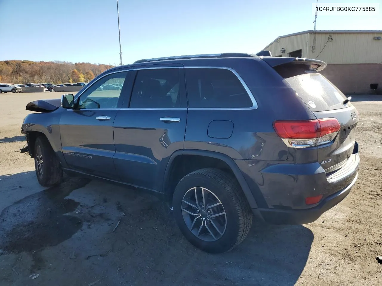 2019 Jeep Grand Cherokee Limited VIN: 1C4RJFBG0KC775885 Lot: 77938624