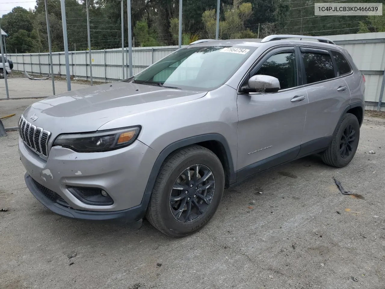 2019 Jeep Cherokee Latitude VIN: 1C4PJLCB3KD466639 Lot: 77954754