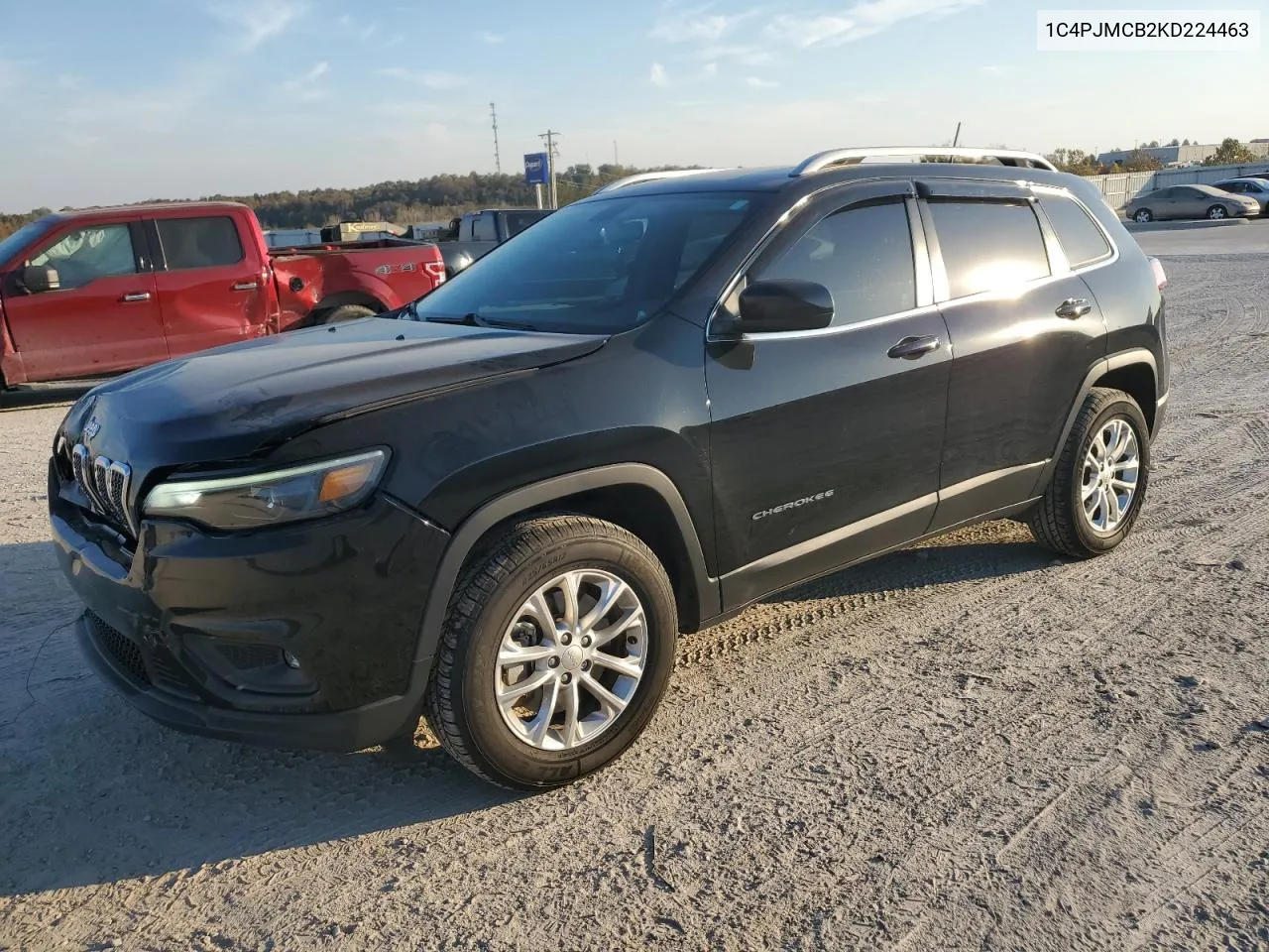 2019 Jeep Cherokee Latitude VIN: 1C4PJMCB2KD224463 Lot: 77971434