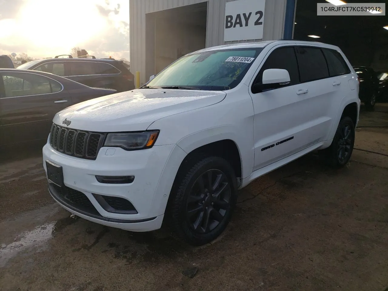 2019 Jeep Grand Cherokee Overland VIN: 1C4RJFCT7KC539942 Lot: 78011204