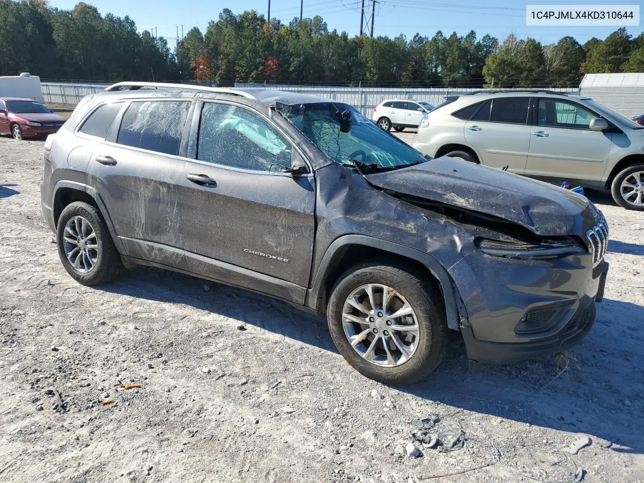 2019 Jeep Cherokee Latitude Plus VIN: 1C4PJMLX4KD310644 Lot: 78013444