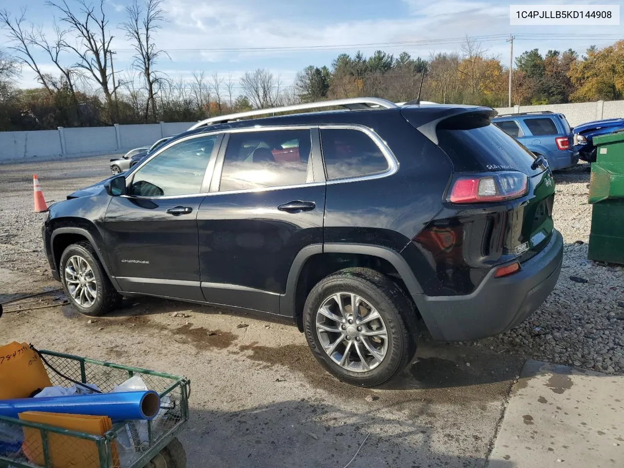 2019 Jeep Cherokee Latitude Plus VIN: 1C4PJLLB5KD144908 Lot: 78067914