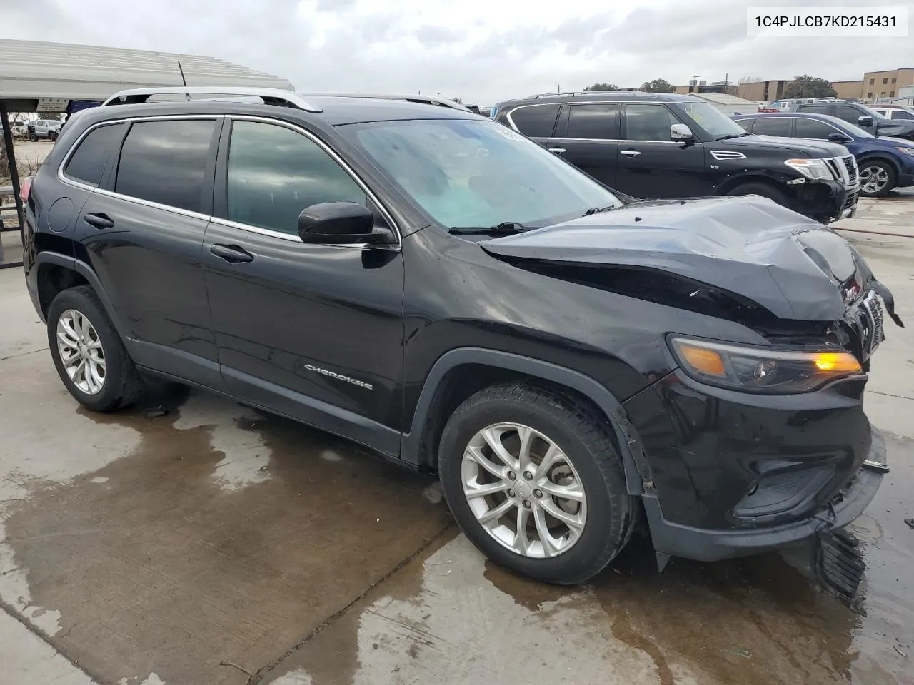 2019 Jeep Cherokee Latitude VIN: 1C4PJLCB7KD215431 Lot: 78165444