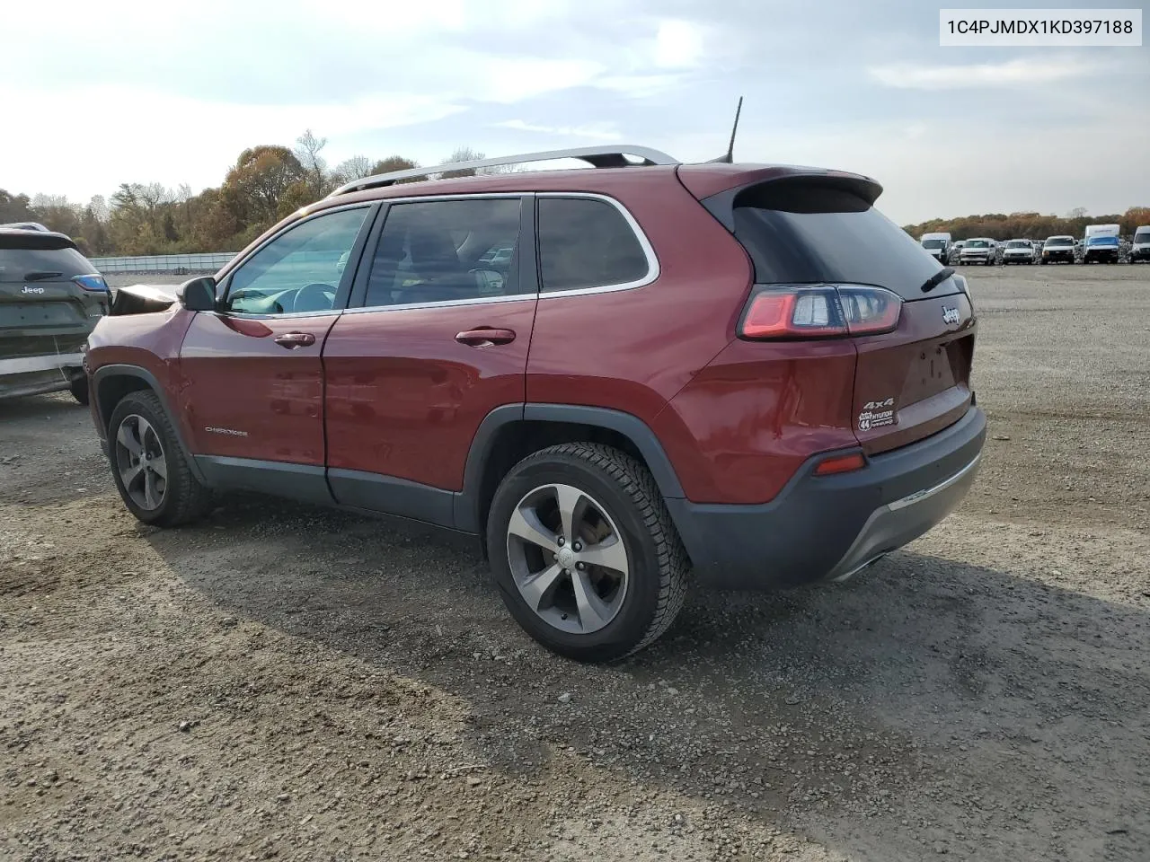 2019 Jeep Cherokee Limited VIN: 1C4PJMDX1KD397188 Lot: 78239224