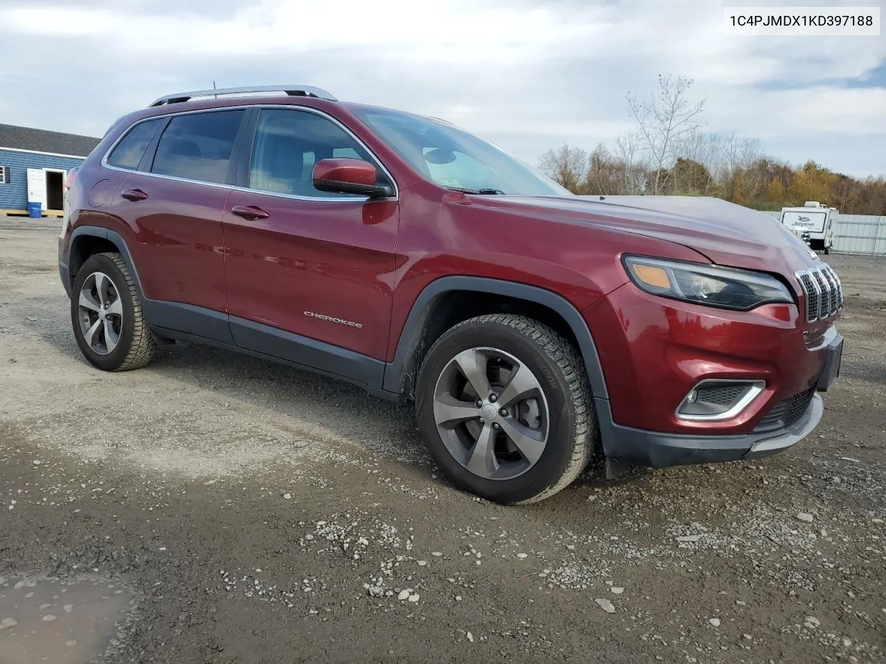 2019 Jeep Cherokee Limited VIN: 1C4PJMDX1KD397188 Lot: 78239224