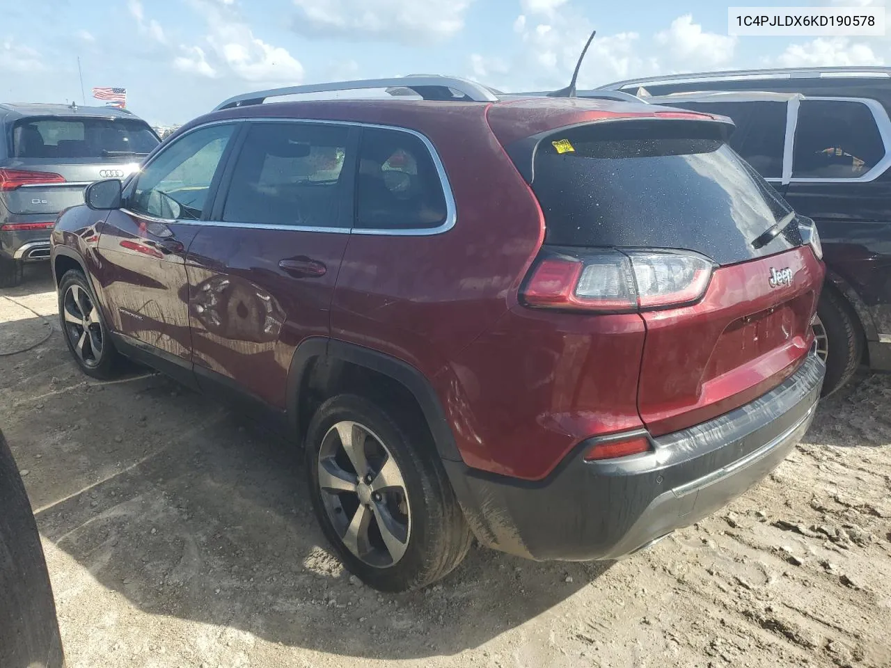 2019 Jeep Cherokee Limited VIN: 1C4PJLDX6KD190578 Lot: 78242954