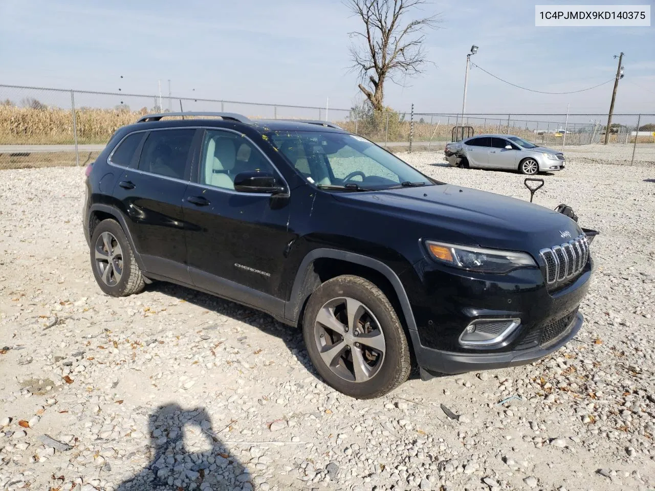 2019 Jeep Cherokee Limited VIN: 1C4PJMDX9KD140375 Lot: 78325904