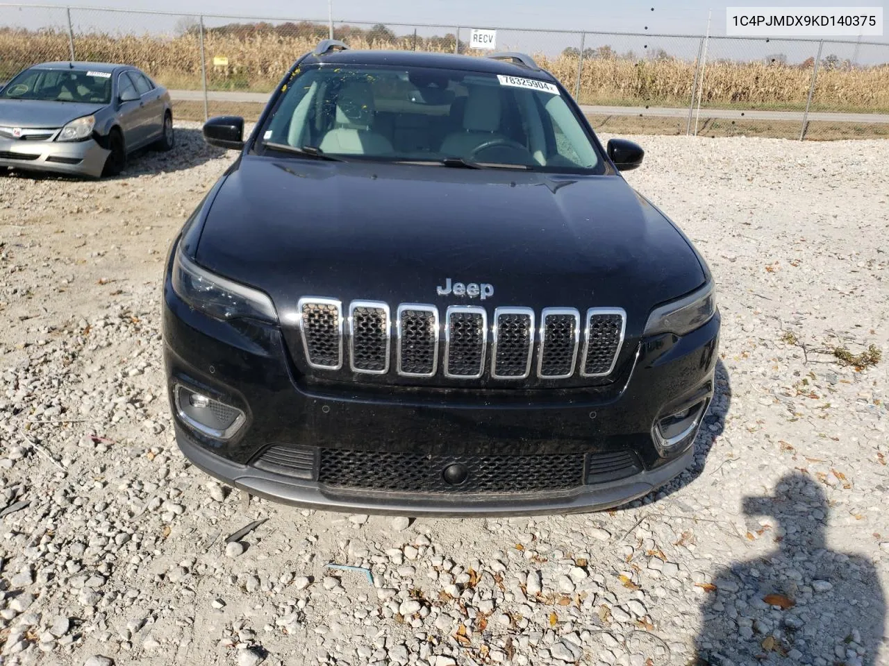 2019 Jeep Cherokee Limited VIN: 1C4PJMDX9KD140375 Lot: 78325904